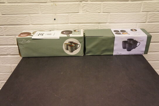 8 stk. Krus med hank BITZ 