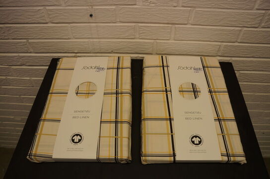 2 stk. Sengetøj SÔDAHL 