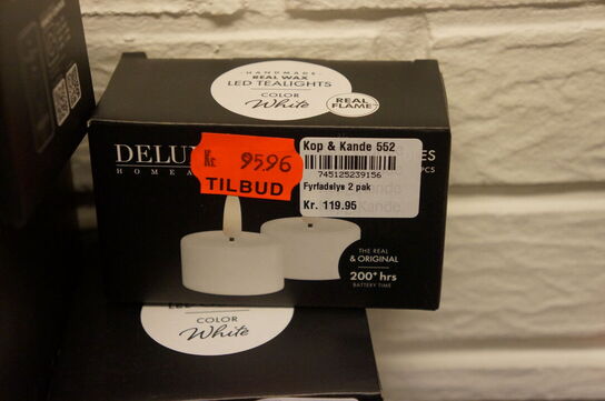 6 kasser LED lys DELUXE