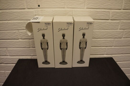 3 stk. Studenterdreng 