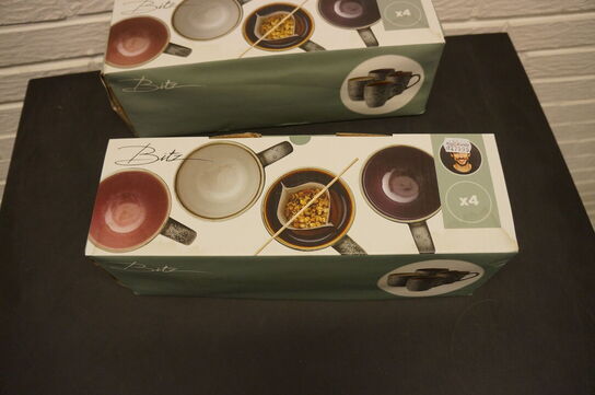 8 stk. Krus med hank BITZ 