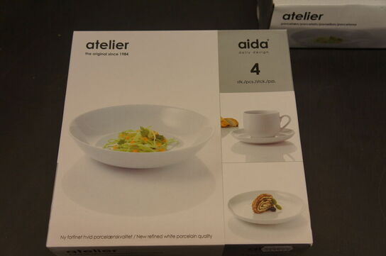 8 stk. Suppetallerkner ATELIER 