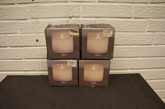 4 kasser LED lys SIRIUS 