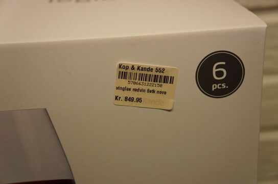 12 stk. Rødvinsglas EVATRIO 