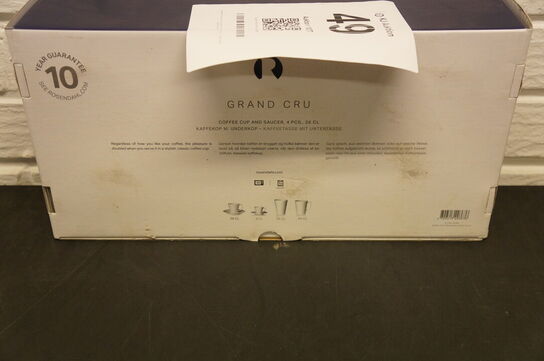 4 stk. Kaffekop m. underkop ROSENDAHL 