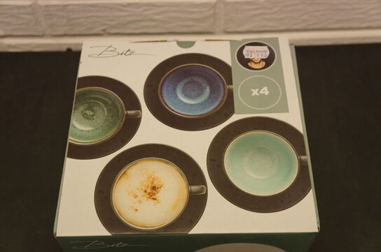 4 stk. Kopper m. underkop BITZ 