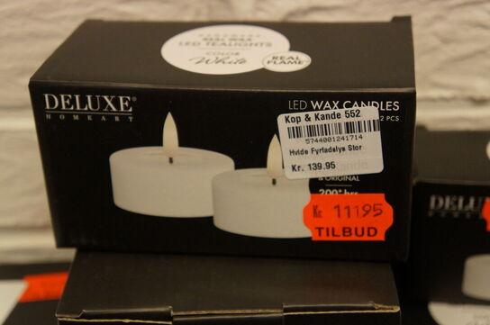 6 kasser LED lys DELUXE