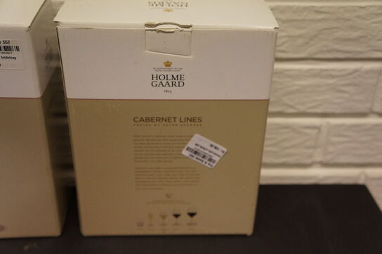 4 stk. Hvidvinsglas HOLMEGAARD 