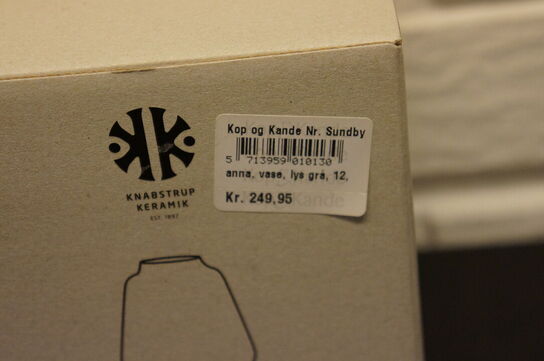 2 stk. Vaser KNABSTRUP KERAMIK 