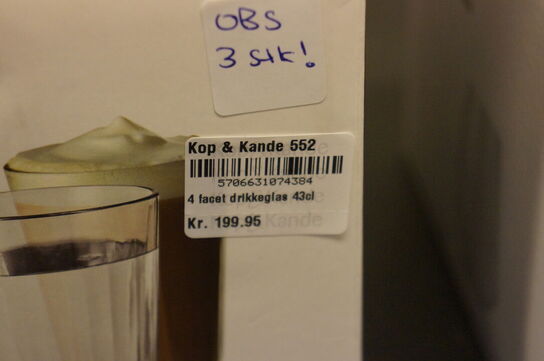 12 stk. Drikkeglas EVA SOLO & EVATRIO 