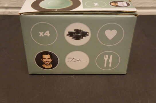 4 stk. Kopper m. underkop BITZ 