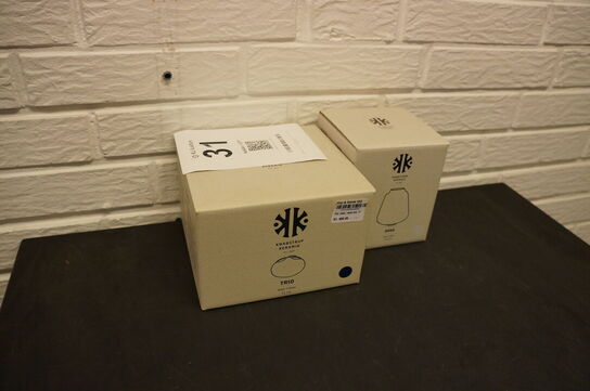 2 stk. Vaser KNABSTRUP KERAMIK 