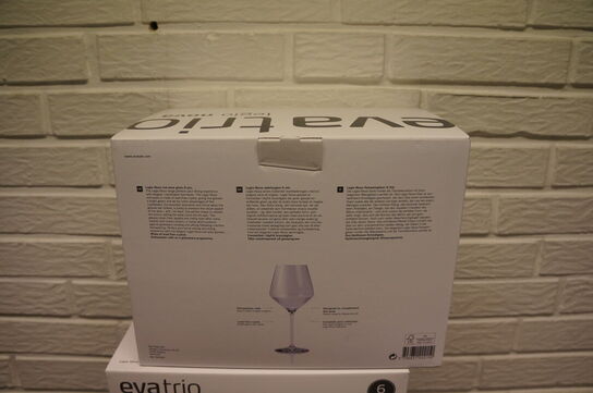 12 stk. Rødvinsglas EVATRIO 