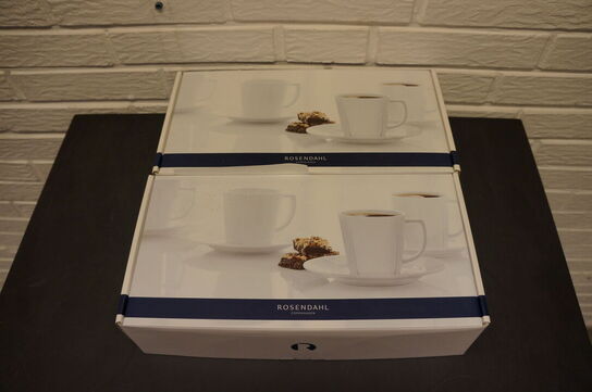 8 stk. Kaffekop m. underkop ROSENDAHL 