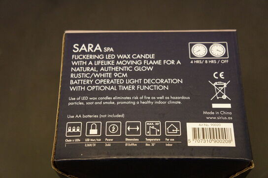 4 kasser LED lys SIRIUS 