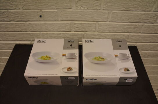 8 stk. Suppetallerkner ATELIER 