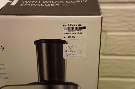 Elektrisk grønsagsmaskine WILFA SL-1S