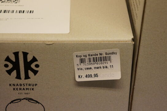 2 stk. Vaser KNABSTRUP KERAMIK 