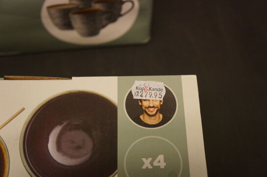 8 stk. Krus med hank BITZ 