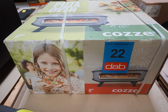 Cozze 17" pizzaovn til gas med pizzasten 8,0KW