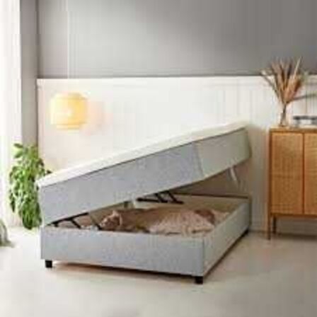 Nordisk Fjer B110 seng med opbevaring 140x200 cm  
