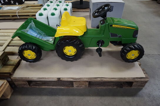 John Deere børnetraktor med anhænger 