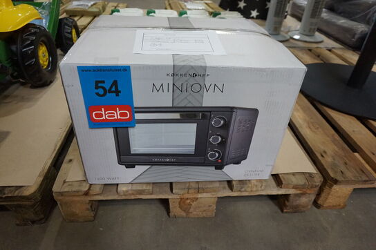Køkkenchef miniovn 25 liter 1500W sort 