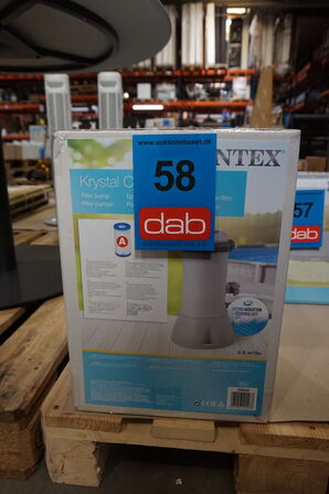 Intex Patronfilterpumpe 3.785 liter i timen 