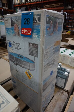 Intex Prism Frame premium Pool  m. pumpe 366 x 76 cm 6.503 l.