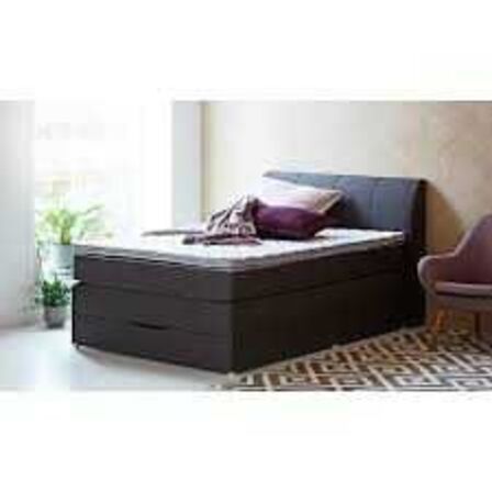 Nordisk Fjer C90 kontinentalseng med opbevaring 100x200 cm