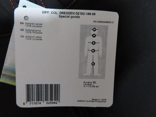 Jakke MASCOT Str.: XL