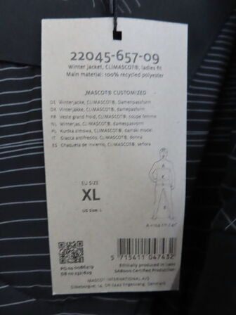 Jakke MASCOT Str.: XL