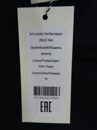 Jakke 2BLIND2C Str.: M