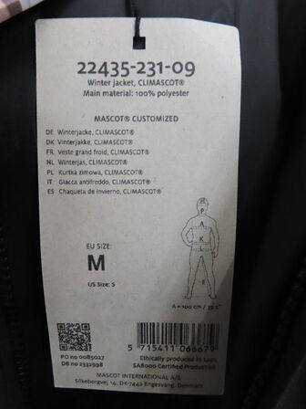 Jakke MASCOT Str.: M