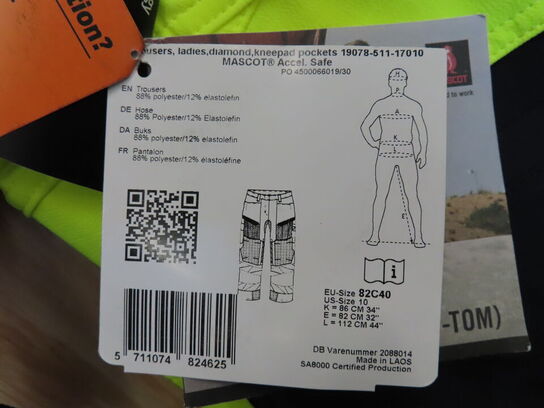 Bukser MASCOT DAME Str.: 82C40