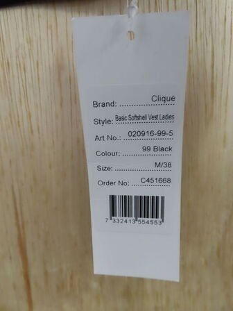 Vest CLIQUE Str.: M/38