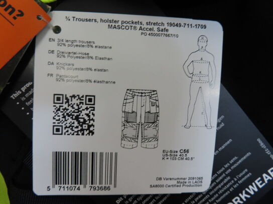 Shorts 3/4 MASCOT Str.: C56