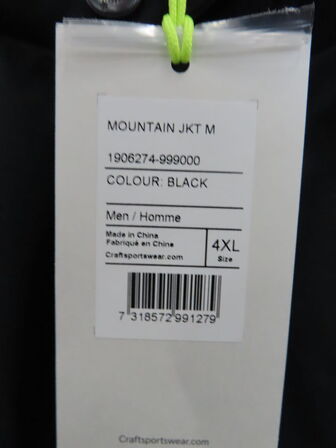 Jakke CRAFT Str.: 4 XL