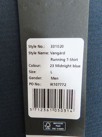 T-shirt VANGÁRD Str.: L