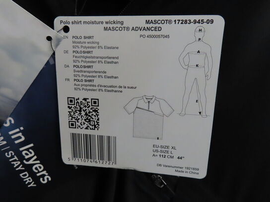 Polo MASCOT Str.: XL