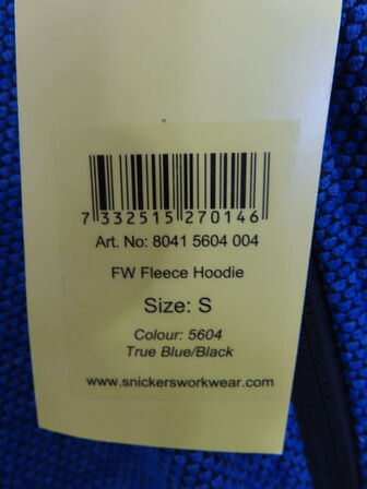 Trøje SNICKERS Str.: S