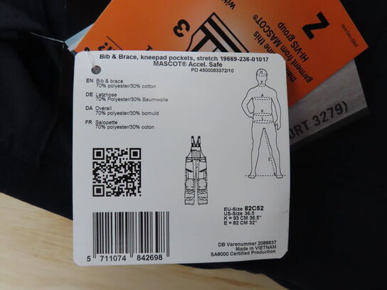 Overalls MASCOT Str.: 82C52