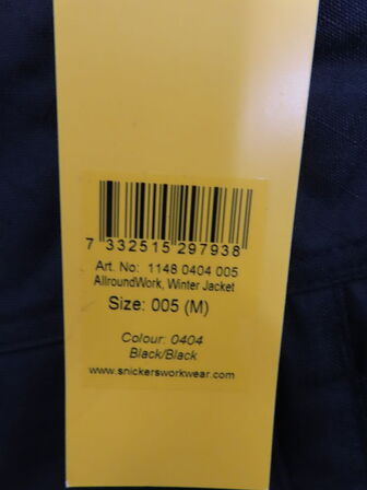 Jakke SNICKERS Str.: M