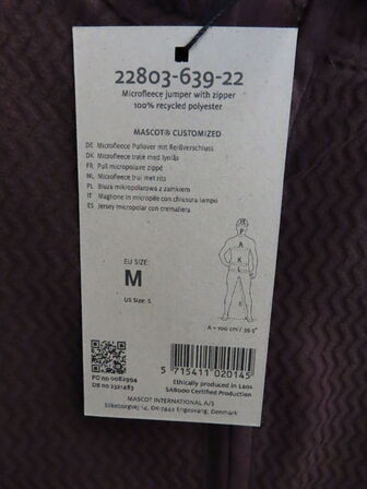 Trøje MASCOT Str.: M