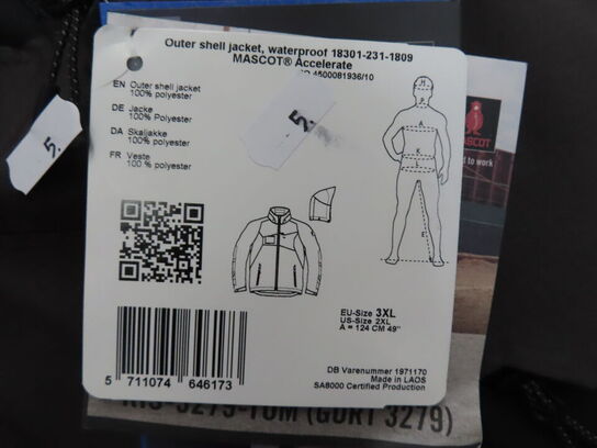 Jakke MASCOT Str.: 3 XL