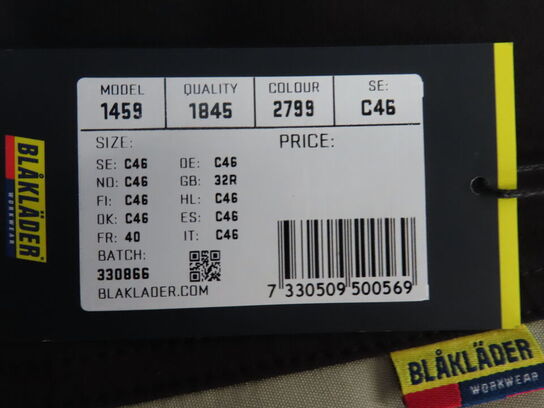 Bukser BLÅKLÄDER Str.: C46