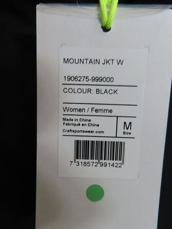 Jakke CRAFT DAME Str.: M