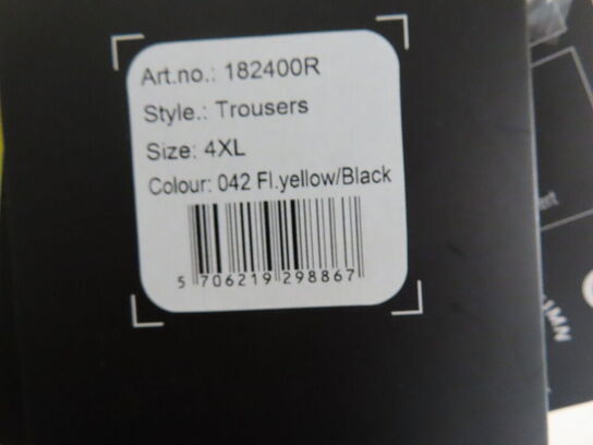 Bukser ELKA Str.: 4 XL