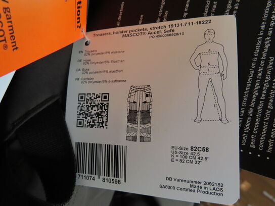 Bukser MASCOT Str.: 82C58