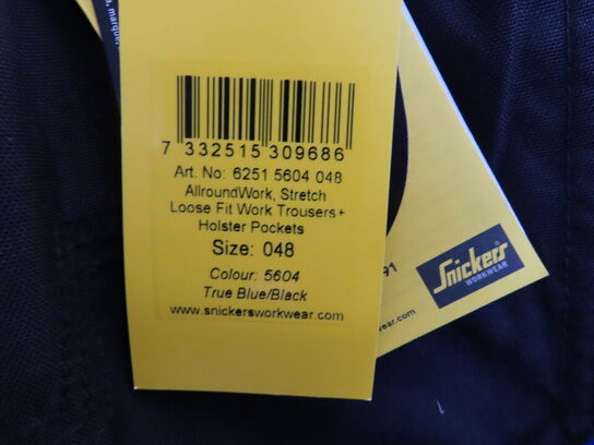 Bukser SNICKERS Str.: 48